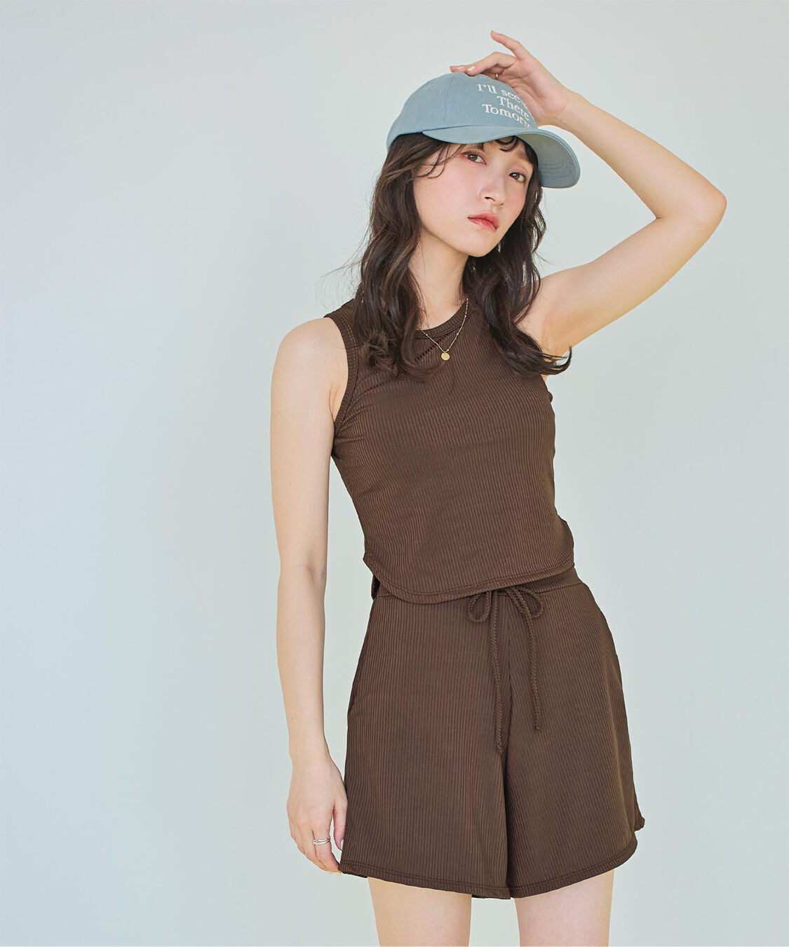 SEA DRESS「3点セット/ショートパンツ&times;タンクトップビキニ/水着」|ビキニ|