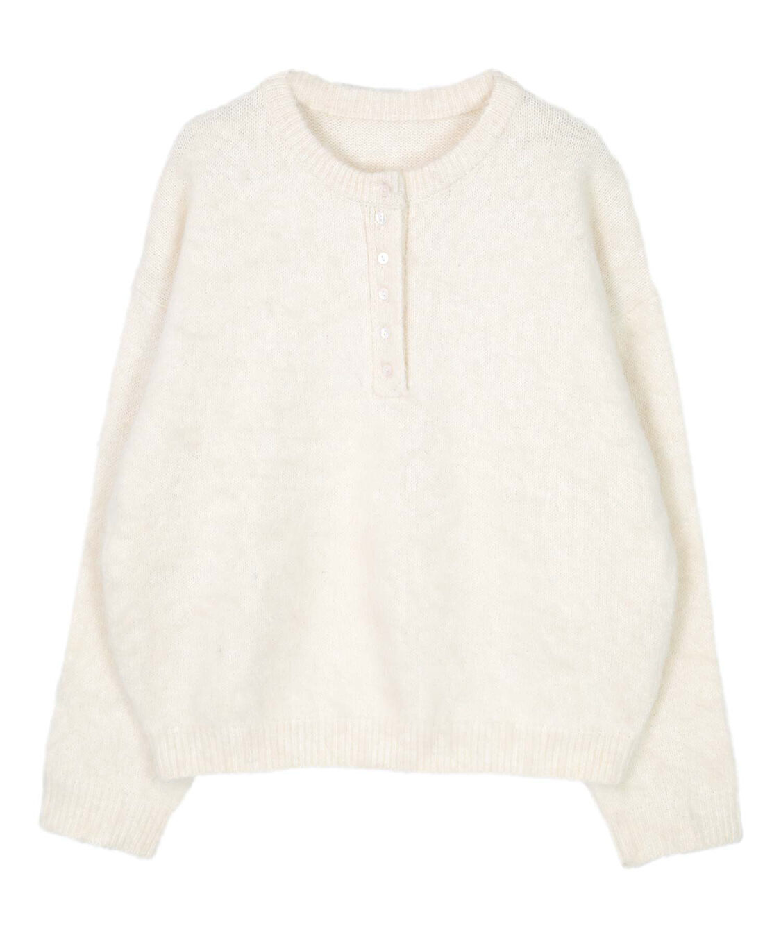 miette「ヘンリーネックシャギーニットプルオーバー」|ニット・セーター|