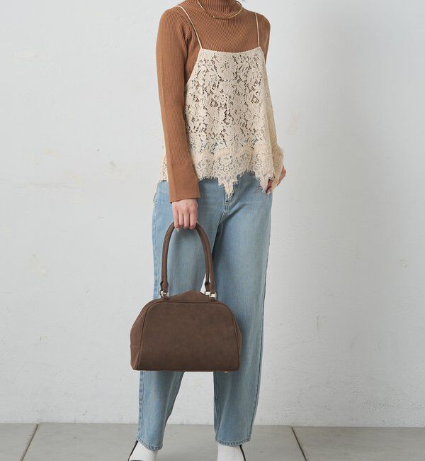  「【リバイバル/新色追加】プチハイネックリブニット」|キャミソール|