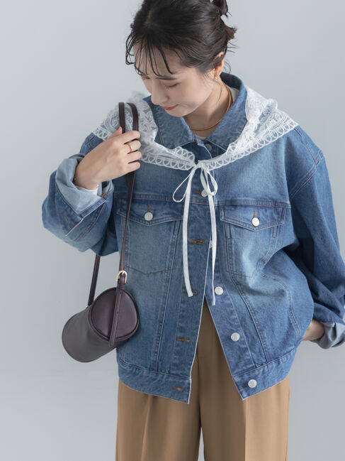 Te chichi「デニムジャケット」|その他|ブルー