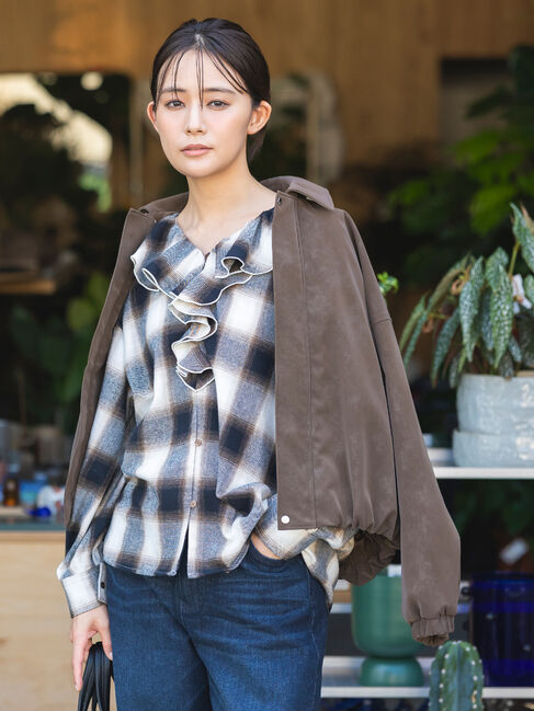 Te chichi「アソートレザーバルーンジャケット」|その他|