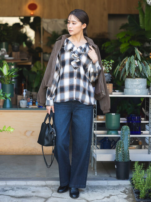 Te chichi「アソートレザーバルーンジャケット」|その他|