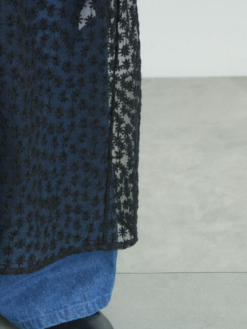 Samansa Mos2「チュール刺繍前後2WAYノースリワンピース」|ワンピース|