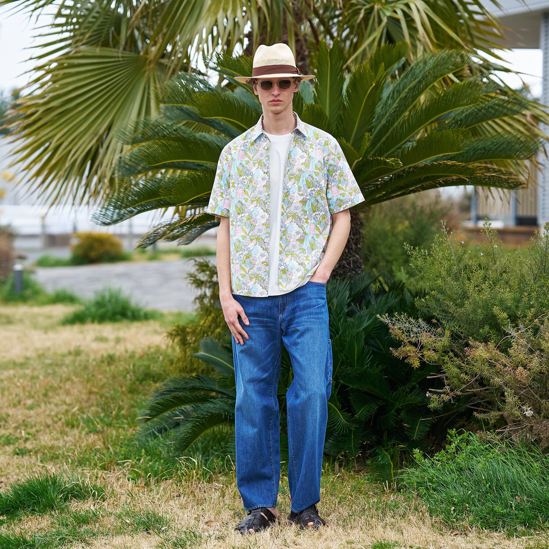 TAKEO KIKUCHI「【BOWLER HAT LABEL】ビリケンさんプリント 半袖シャツ」|シャツ・ブラウス|