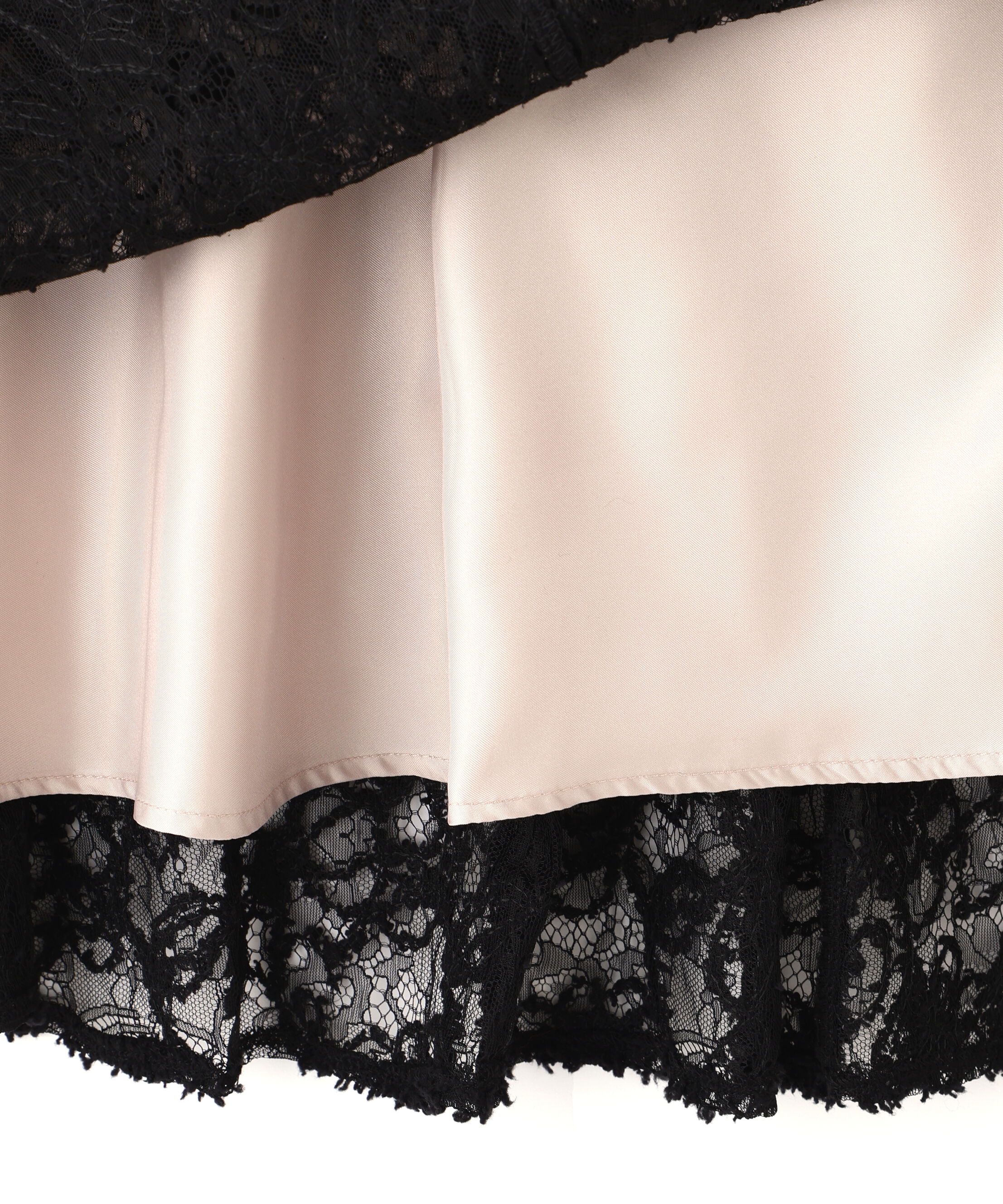 PROPORTION BODY DRESSING「レースドッキングニットワンピース 26SS」|ワンピース|