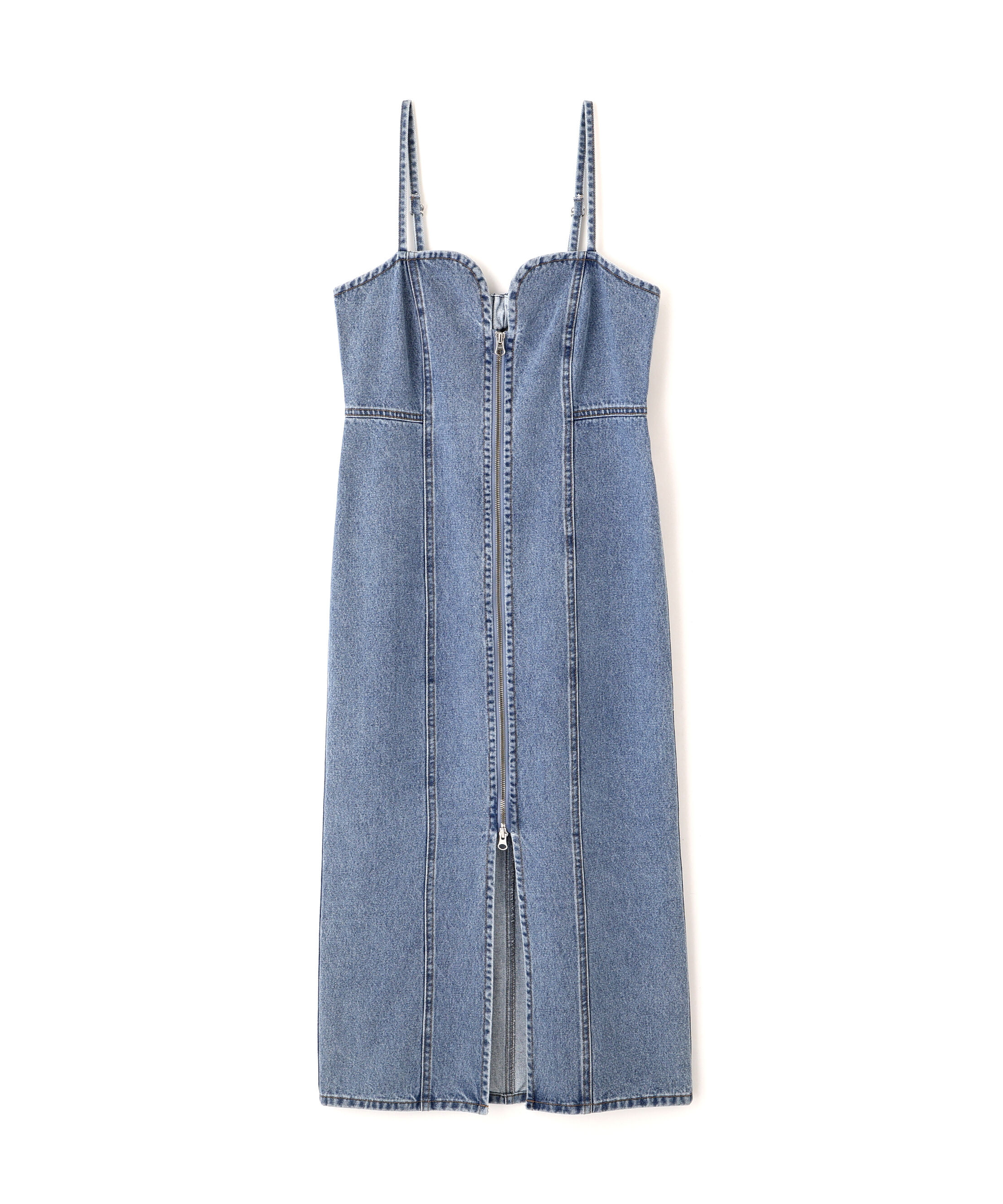 PROPORTION BODY DRESSING「〈a/mie〉デニムジャンスカ　26SS」|ワンピース|