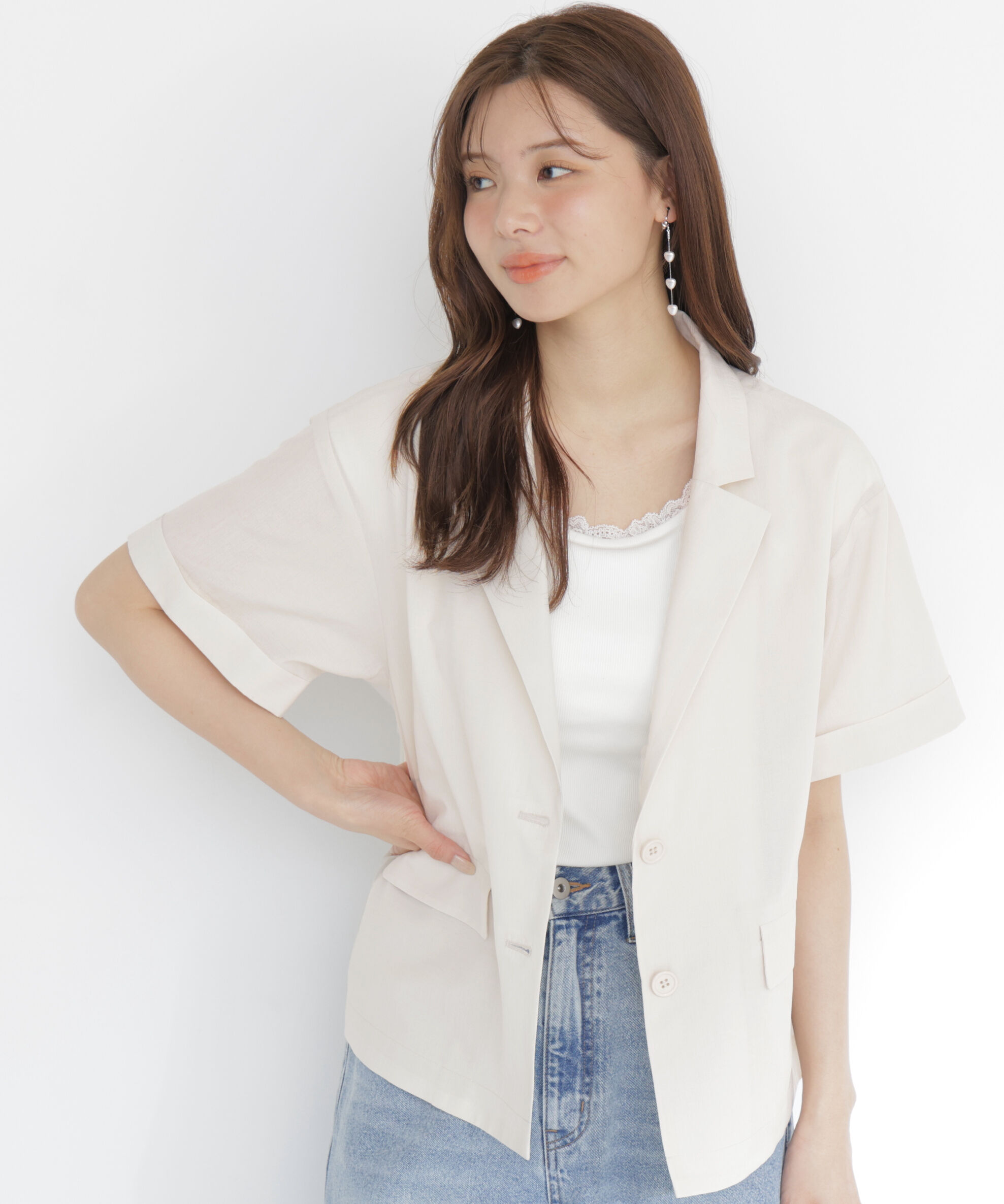 PROPORTION BODY DRESSING「＜a/mie＞ハーフスリーブジャケット」|その他|