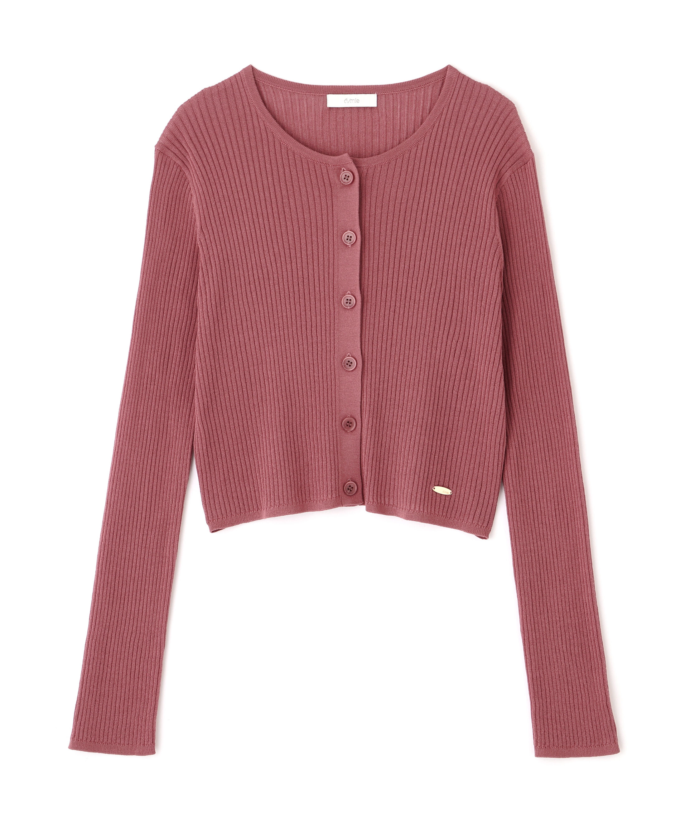 PROPORTION BODY DRESSING「＜a/mie＞リブニットカーディガン 26AW」|カーディガン|
