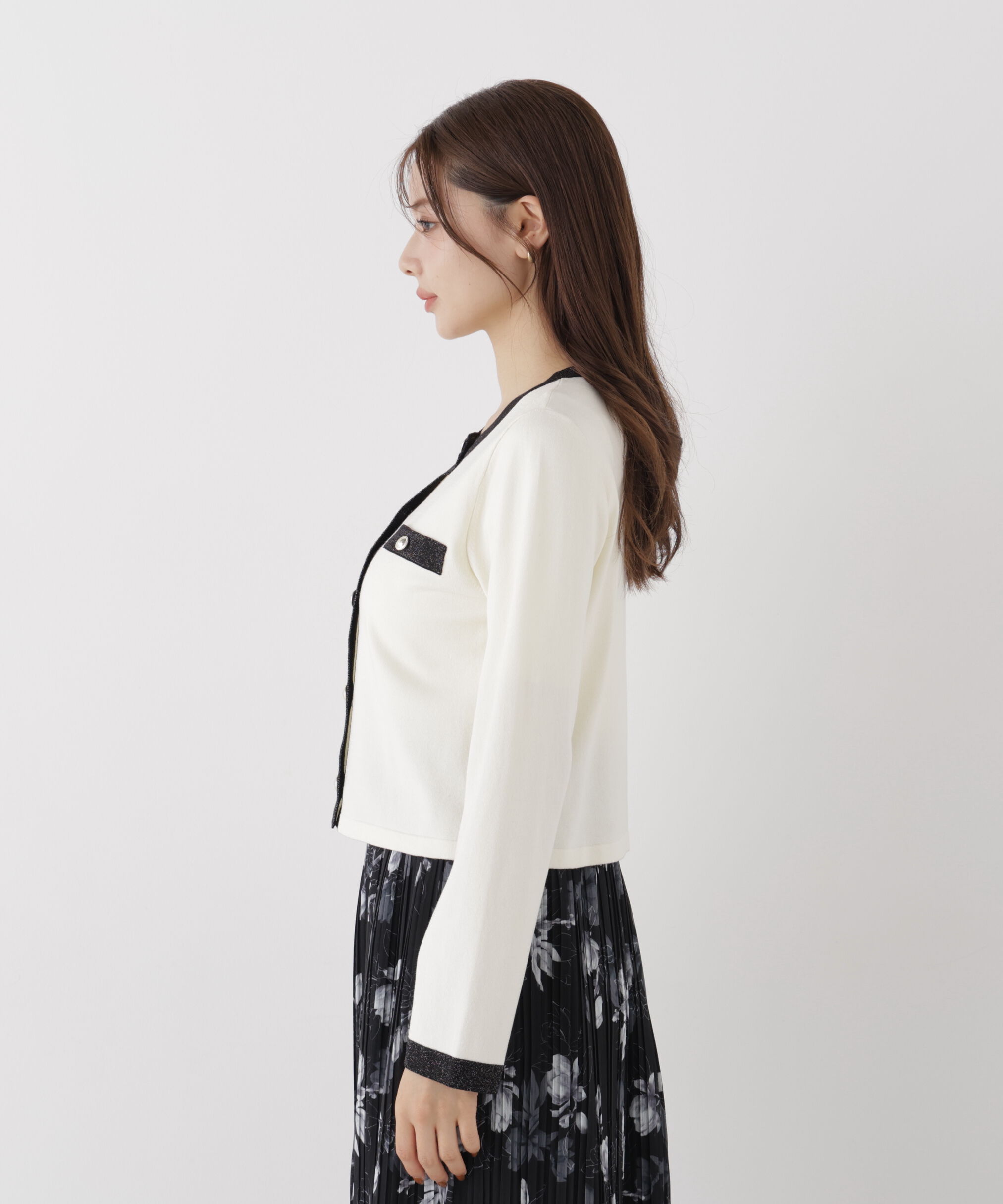 PROPORTION BODY DRESSING「バイカラーアンサンブルニット」|ニット・セーター|