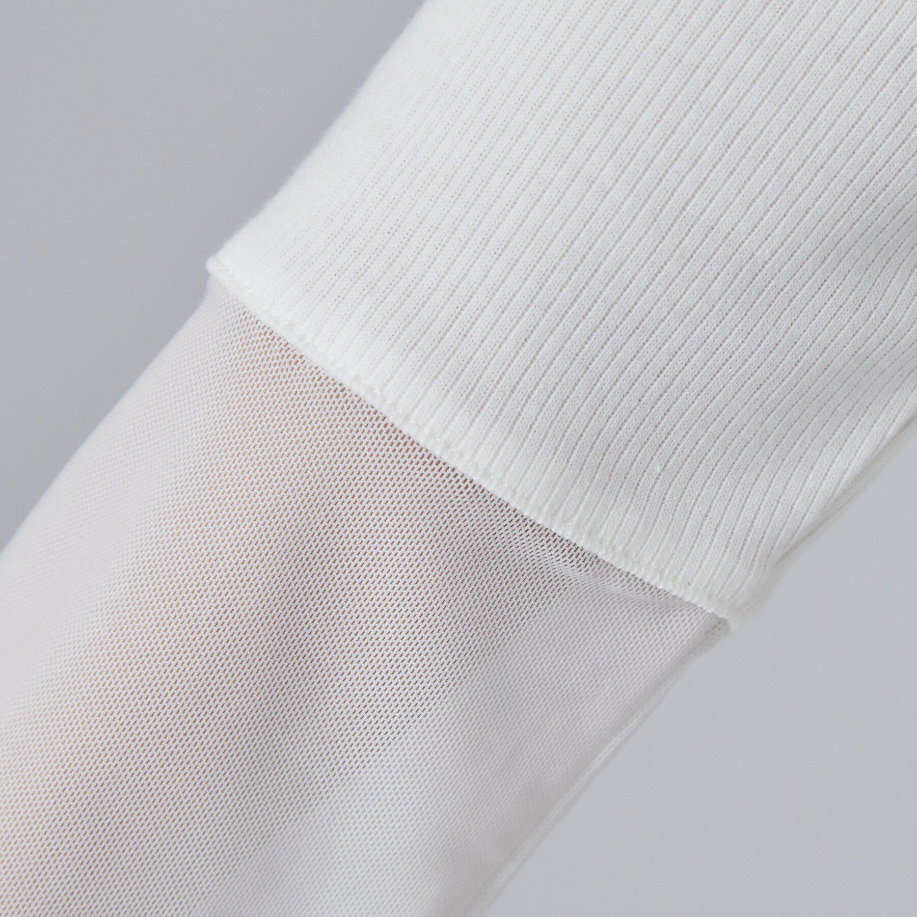 SHOO･LA･RUE「【S-LL/洗濯機可】レイヤードの幅広がる お袖チュールトップス」|Tシャツ・カットソー|