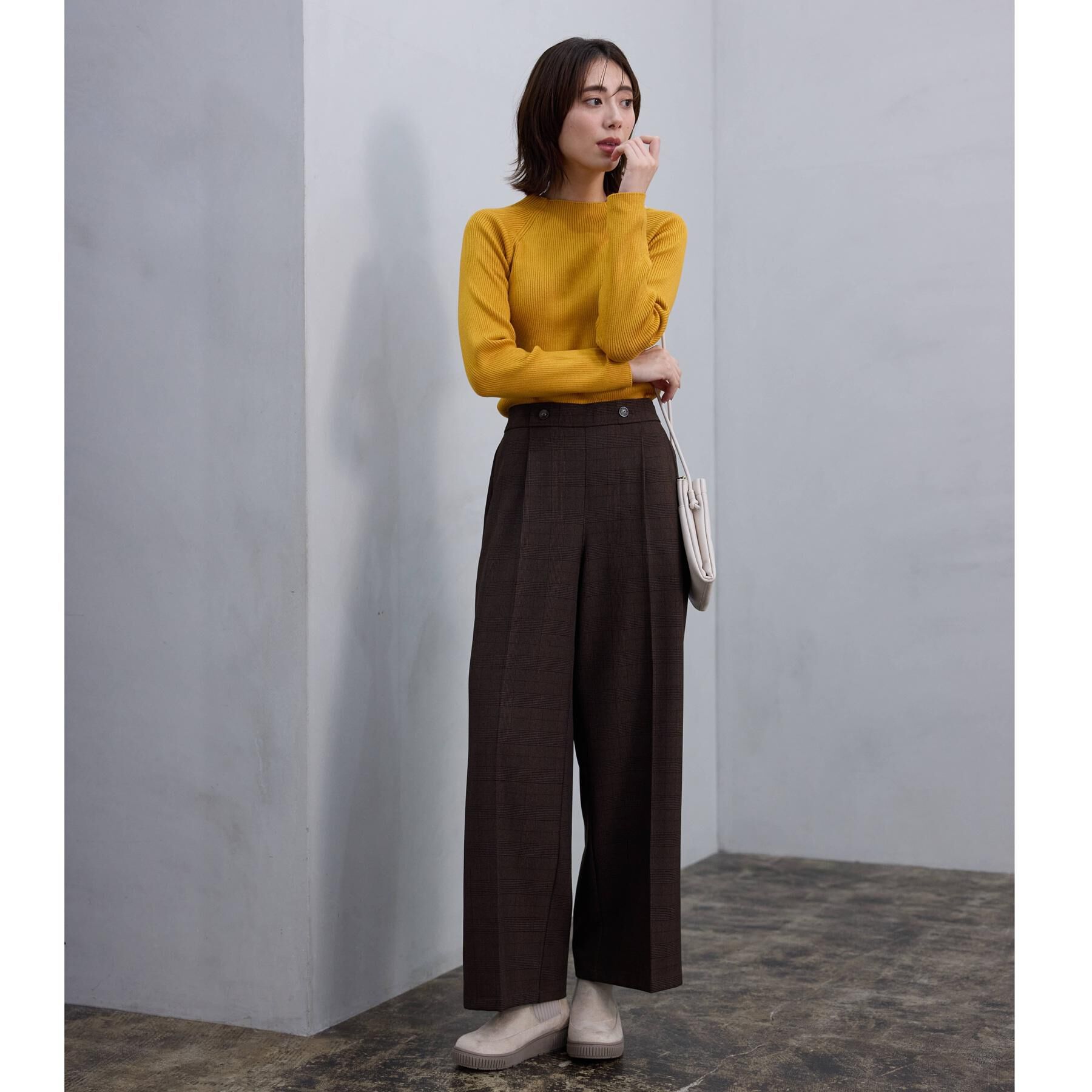 SHOO･LA･RUE「【撥水/低反発クッション】スニーカー感覚ではける はきぐちニットブーツ」|ショートブーツ|