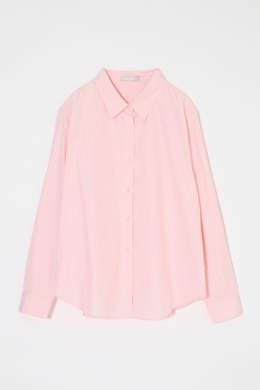 MOUSSY「STRIPE OVER シャツ」|シャツ・ブラウス|PNK