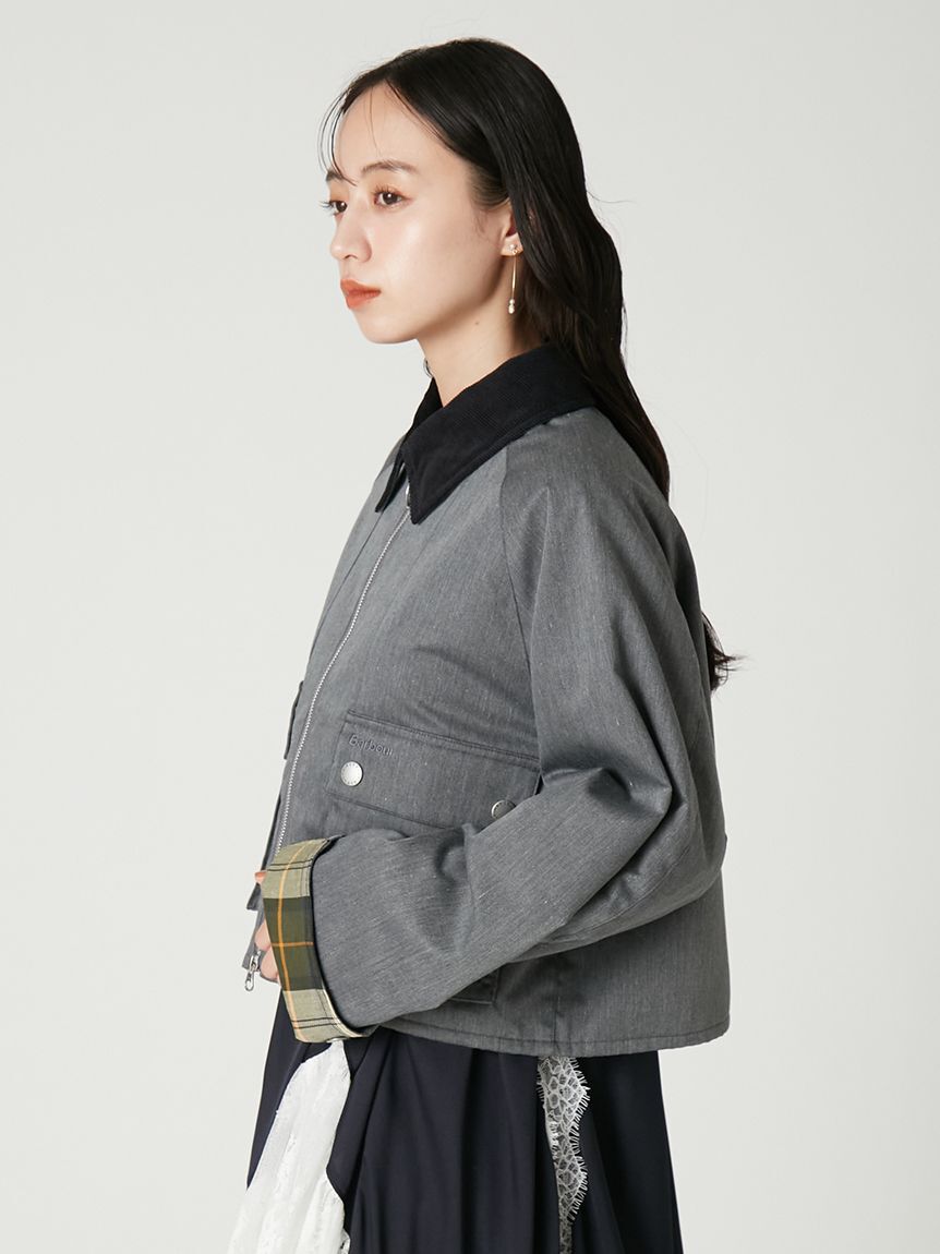 FRAY I.D「【撥水】【Barbour】ショートフライトジャケット」|ブルゾン・スタジャン|