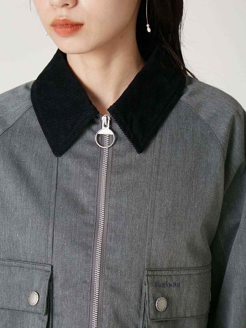 FRAY I.D「【撥水】【Barbour】ショートフライトジャケット」|ブルゾン・スタジャン|