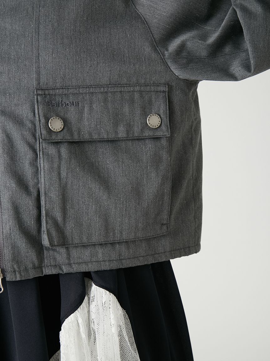 FRAY I.D「【撥水】【Barbour】ショートフライトジャケット」|ブルゾン・スタジャン|