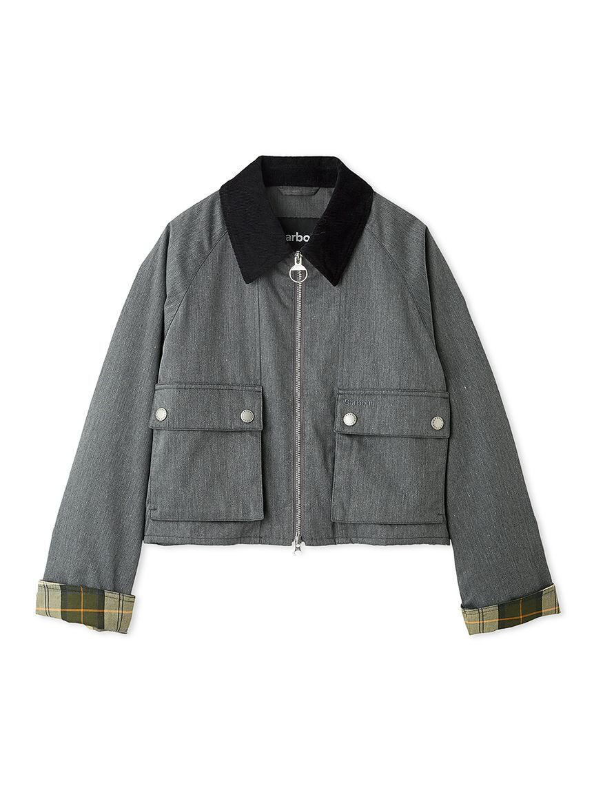 FRAY I.D「【撥水】【Barbour】ショートフライトジャケット」|ブルゾン・スタジャン|
