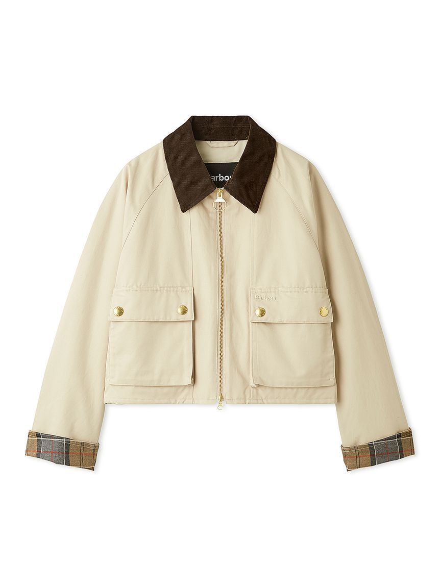 FRAY I.D「【撥水】【Barbour】ショートフライトジャケット」|ブルゾン・スタジャン|