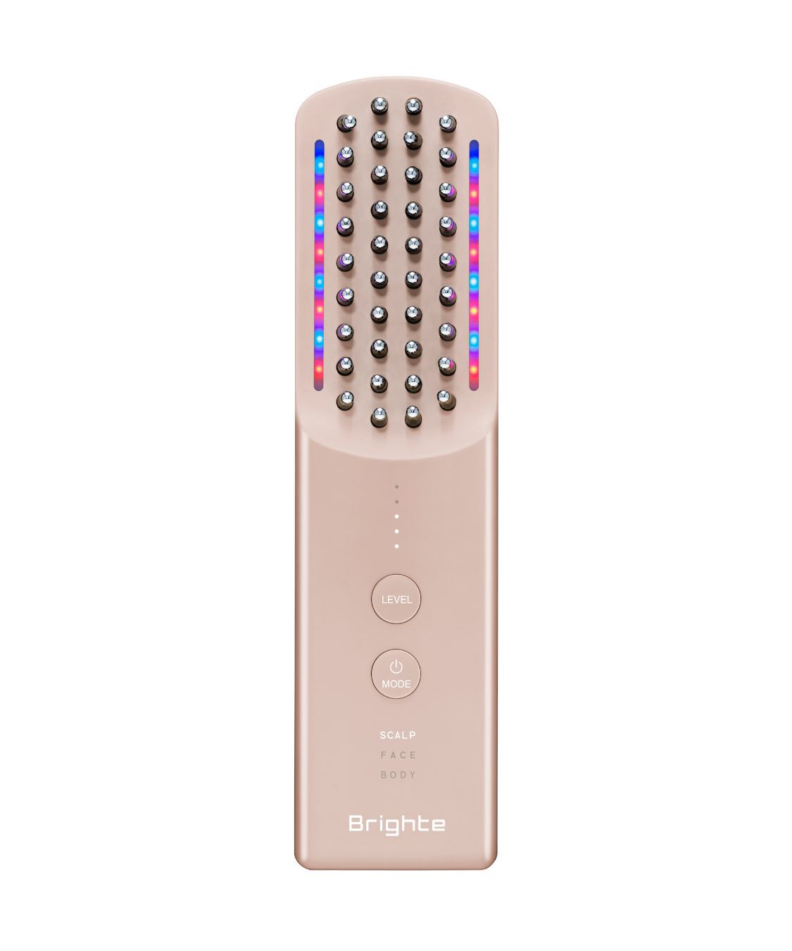 Brighte「Brighte ELEKI BRUSH+【ブライト エレキブラシプラス】ブラシ型美顔器　 青赤LED　ハリ感 EMS 　」|その他|PINK