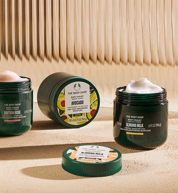 THE BODY SHOP「ボディヨーグルト AM 200mL（香り：アーモンドミルク）」|ボディ保湿|
