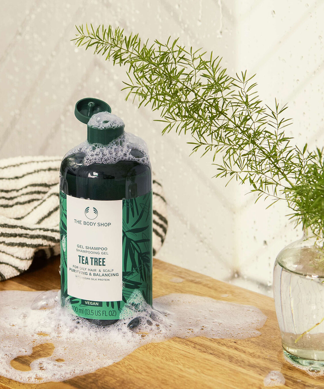 THE BODY SHOP「TT クリア＆バランシング シャンプー 400mL（香り：ティーツリー）」|シャンプー|