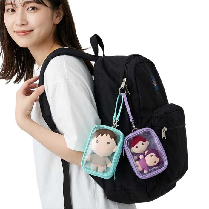 BACKYARD FAMILY「推し活ポーチ 通販 ぬい活ポーチ ぬいぐるみポーチ アクスタ収納 クリアポーチ クリアケース」|ポーチ|