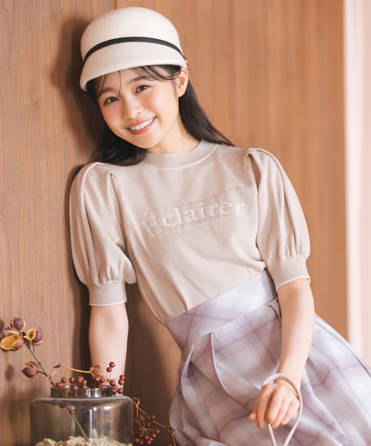WILLSELECTION「ジャガードロゴパフニット」|ニット・セーター|