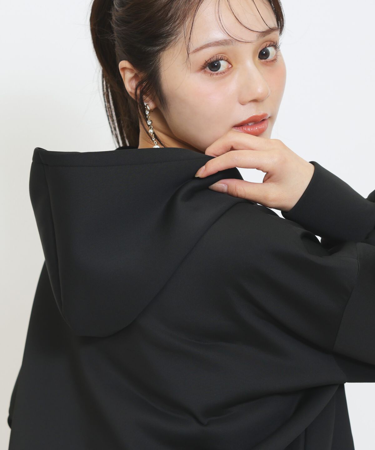 WILLSELECTION「ロゴ刺繍オーバーサイズフーディ」|パーカー|