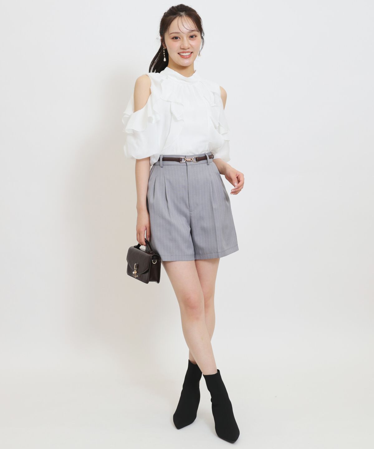 WILLSELECTION「センタータックショートパンツ」|キュロット|