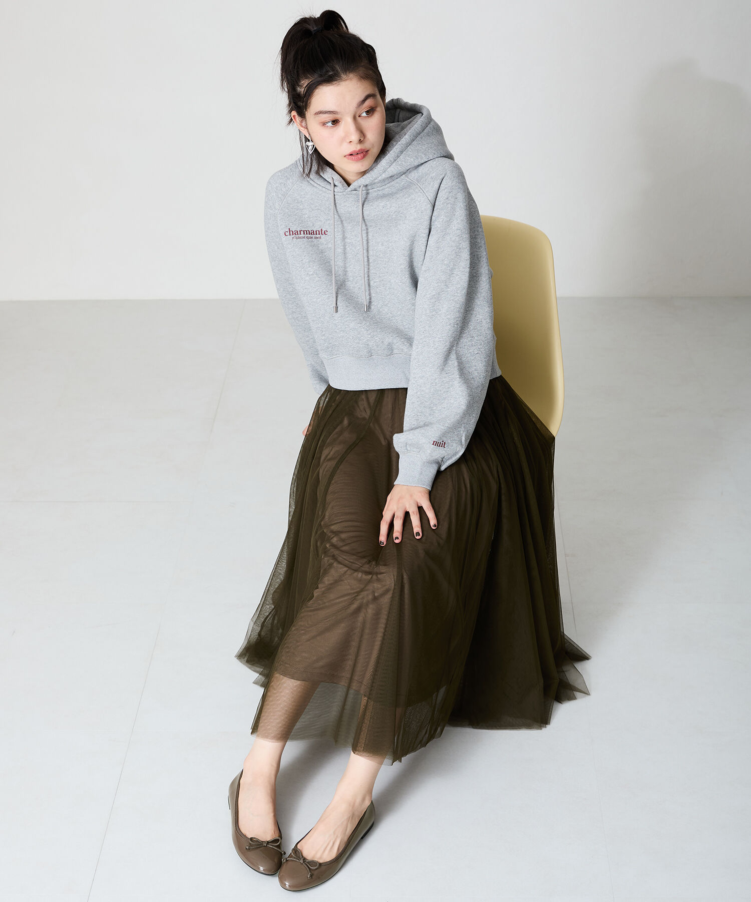 ORiental TRaffic「【 WEB限定 】 バレエシューズ /R-4006 パンプス フラット 厚手クッション エナメル ヒール1cm」|パンプス|