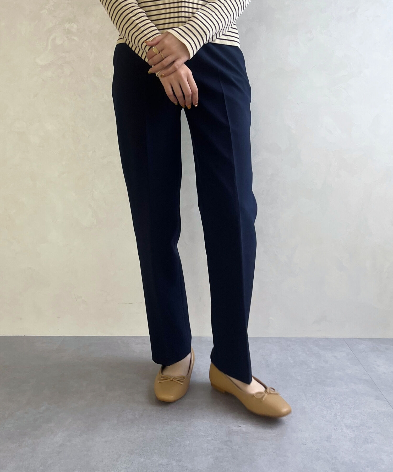 ORiental TRaffic「【 跳べるパンプス /　新色追加 】 バレエ シューズ /R-3208 厚手クッション フラット ヒール1ｃｍ」|パンプス|
