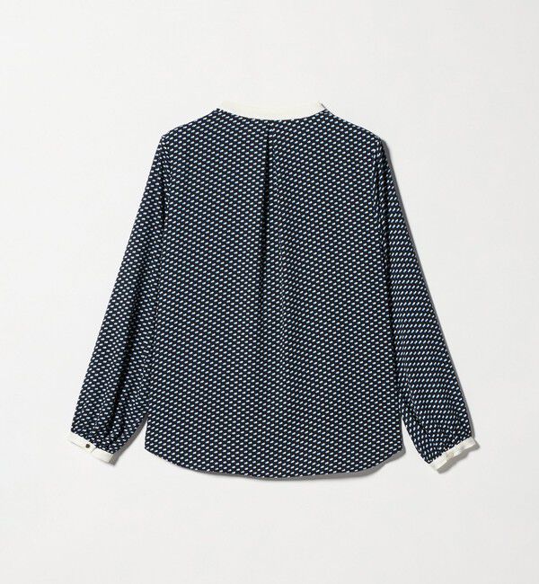 UNITED ARROWS「バイカラー パイピング ブラウス ‐ウォッシャブル‐」|シャツ・ブラウス|