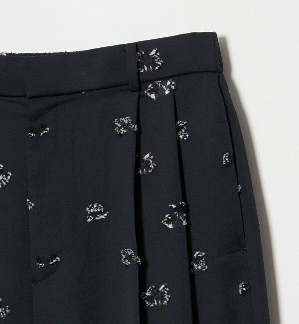 UNITED ARROWS「サテン フラワー ジャガード パンツ ‐ウォッシャブル‐」|その他|