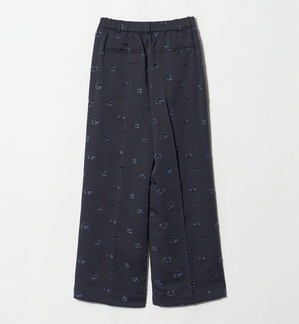 UNITED ARROWS「サテン フラワー ジャガード パンツ ‐ウォッシャブル‐」|その他|