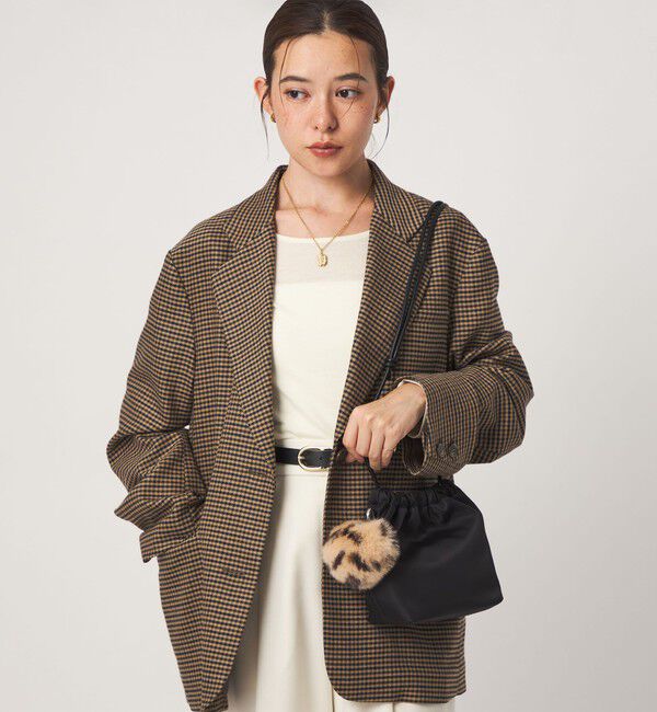 UNITED ARROWS green label relaxing「チャームつき 巾着ショルダーバッグ 2WAY」|ショルダー・メッセンジャー|
