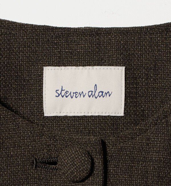 STEVEN ALAN「＜Steven Alan＞ツイードライク ベスト」|テーラードジャケット|