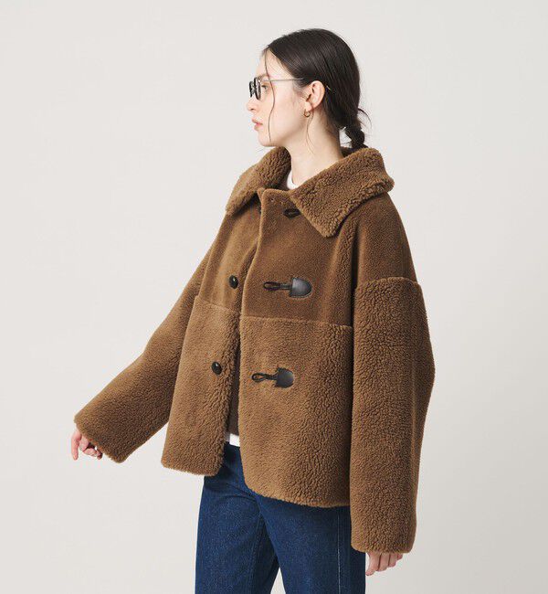 BEAUTY&YOUTH UNITED ARROWS「【WEB限定】ボア&times;フェイクムートン ループボタンジャケット 2WAY」|その他|MOCA
