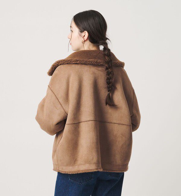 BEAUTY&YOUTH UNITED ARROWS「【WEB限定】ボア&times;フェイクムートン ループボタンジャケット 2WAY」|その他|