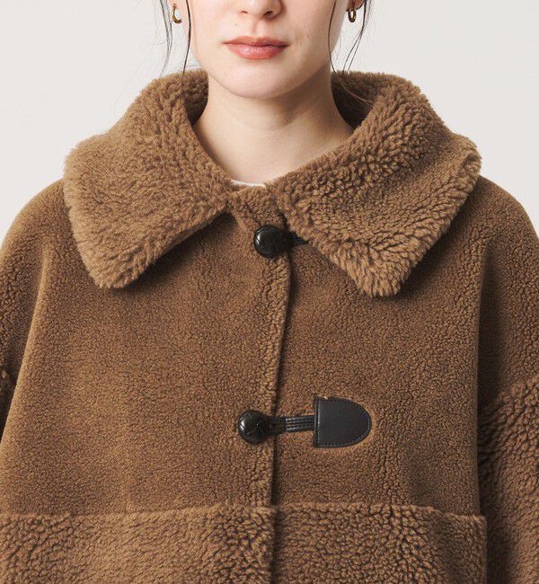 BEAUTY&YOUTH UNITED ARROWS「【WEB限定】ボア&times;フェイクムートン ループボタンジャケット 2WAY」|その他|