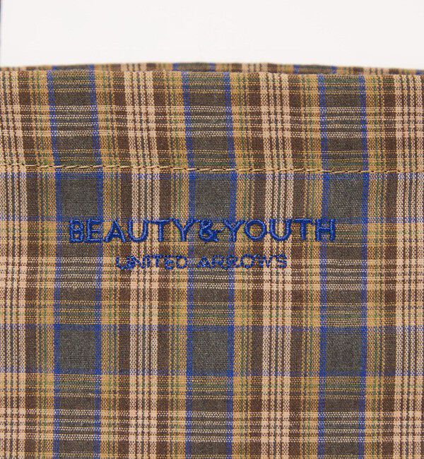 BEAUTY&YOUTH UNITED ARROWS「チェック パッカブル トートバッグ」|トートバッグ|