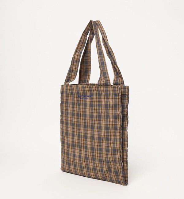 BEAUTY&YOUTH UNITED ARROWS「チェック パッカブル トートバッグ」|トートバッグ|