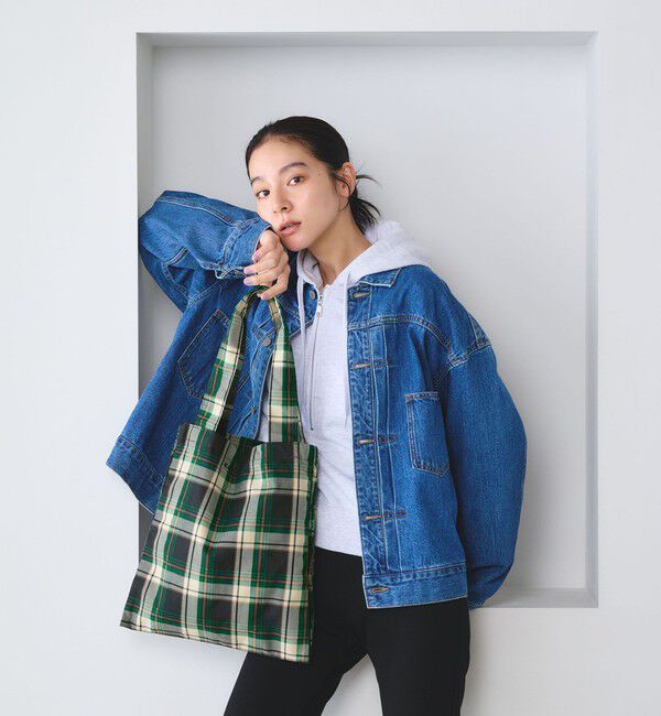 BEAUTY&YOUTH UNITED ARROWS「チェック パッカブル トートバッグ」|トートバッグ|