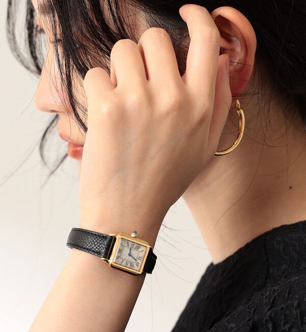 Demi-Luxe BEAMS 「Dバックル レザーウォッチ」|腕時計|