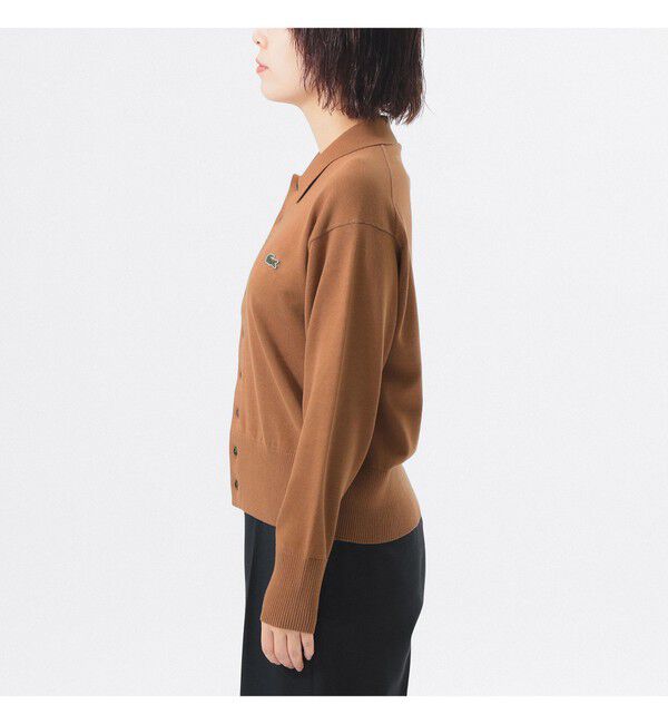 BEAMSBOY「【別注】LACOSTE for BEAMS BOY / ポロ カーディガン」|ニット・セーター|