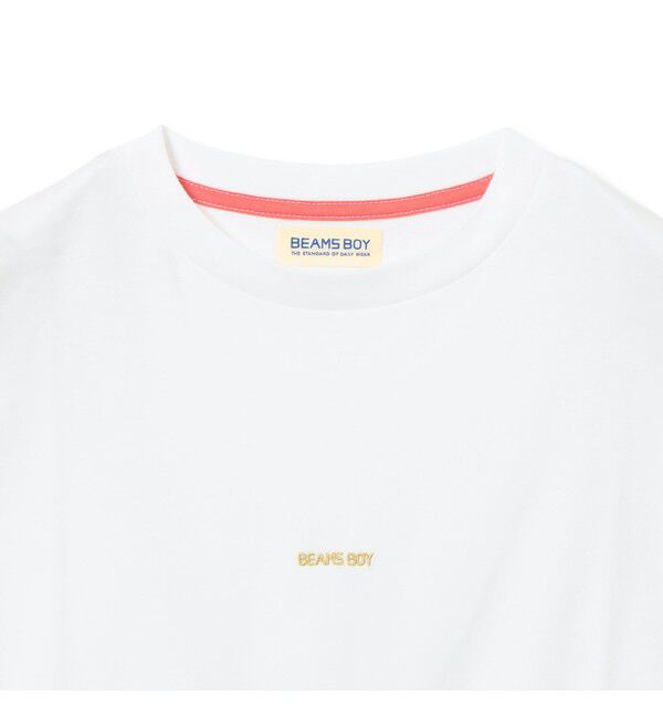 BEAMSBOY「ボーイ エンブロイダリー クルー Tシャツ」|Tシャツ・カットソー|