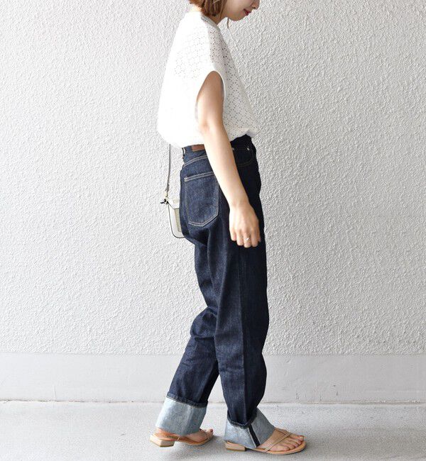 SHIPS for women「【WEB限定】〈手洗い可能〉アイレット クルーネック プルオーバー」|Tシャツ・カットソー|