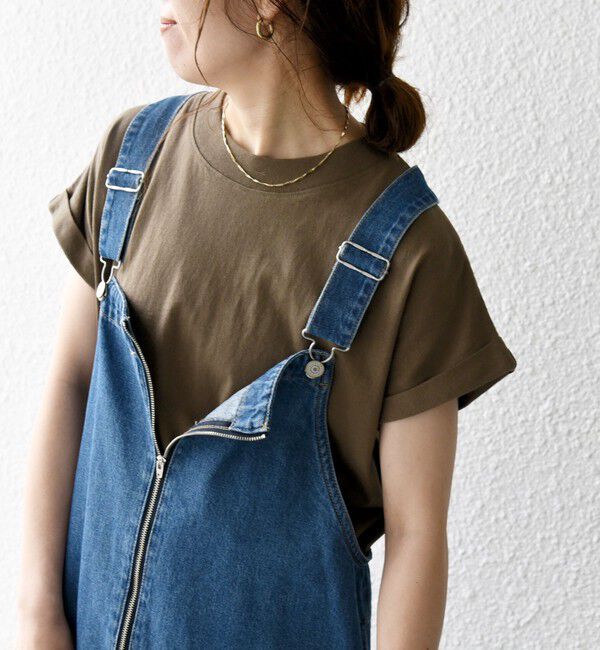 SHIPS any「〈抗菌防臭/洗濯機可能〉USAコットン フレンチスリーブ TEE」|Tシャツ・カットソー|
