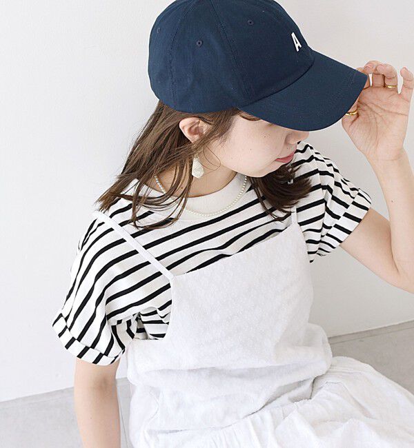 SHIPS any「〈抗菌防臭/洗濯機可能〉USAコットン フレンチスリーブ TEE」|Tシャツ・カットソー|