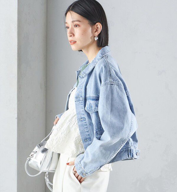 SHIPS for women「〈洗濯機可能〉クロップド デニム ジャケット 24SS ◇」|その他|