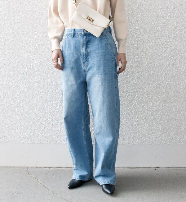 SHIPS any「〈洗濯機可能〉コクーンペインター デニムパンツ［SHIPS any DENIM］」|デニム|