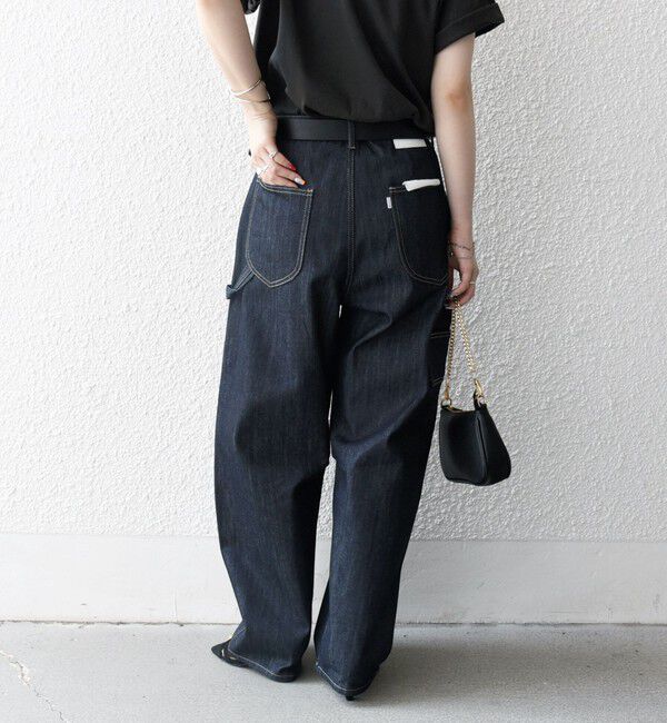 SHIPS any「〈洗濯機可能〉コクーンペインター デニムパンツ［SHIPS any DENIM］」|デニム|